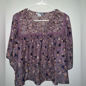Flowy Floral Top